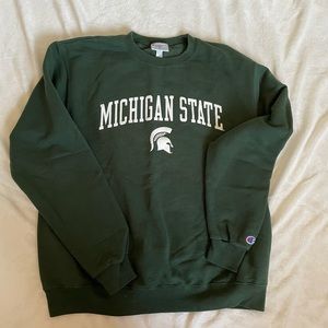 Champion crew neck. Michigan state